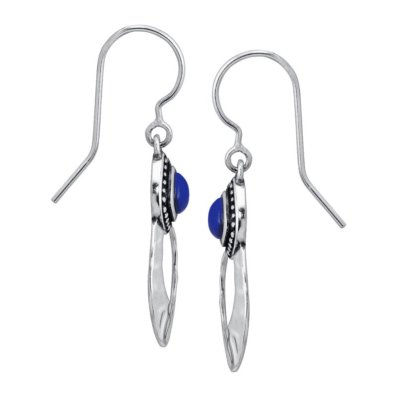 Silpada 'Atacama' Natural Lapis Drop Earrings in Sterling Silver - Image 3
